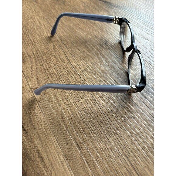 Tory Burch Black Blue Tortoise Rectangular Glasses TY2055 53 16 135 Frames Only - Picture 2 of 7